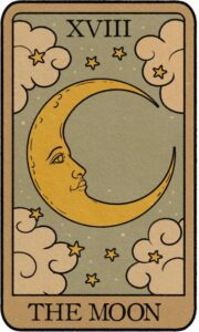 aylık tarot okuması, the moon, ay kartı